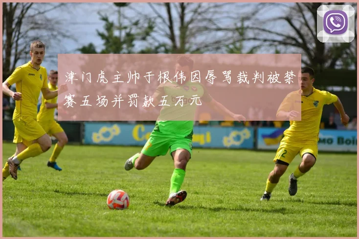 津门虎主帅于根伟因辱骂裁判被禁赛五场并罚款五万元